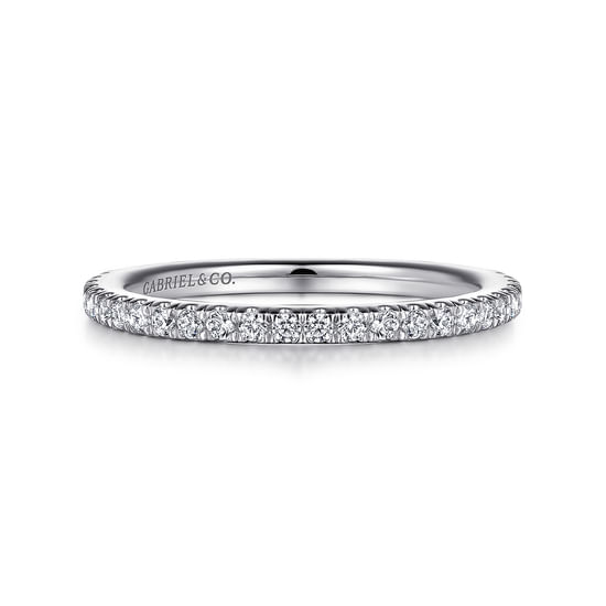 Gabriel - 14K White Gold Diamond Matching Wedding Band