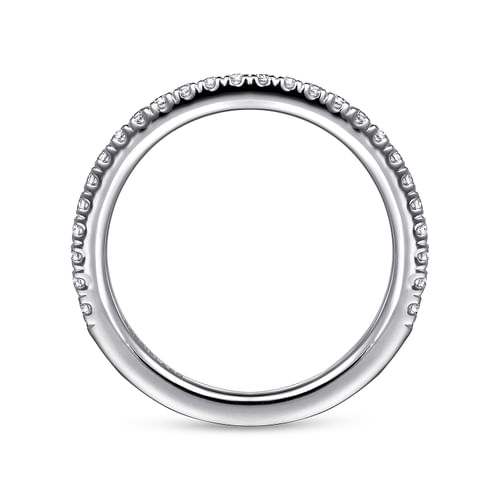 14K White Gold Diamond Matching Wedding Band