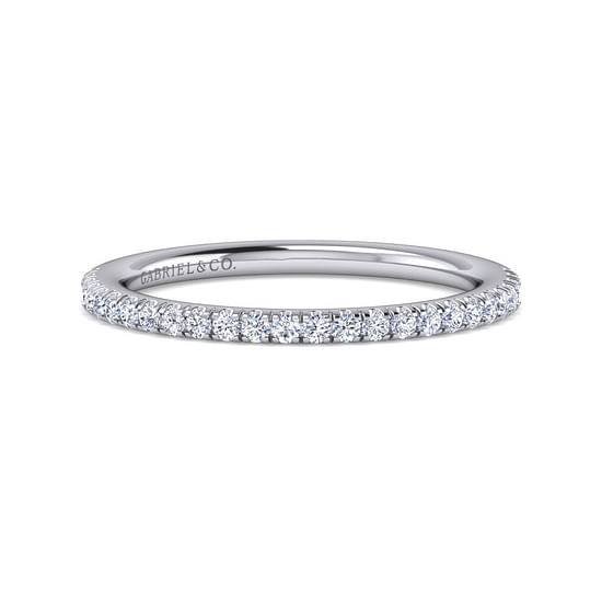 Gabriel - 14K White Gold Diamond Matching Wedding Band