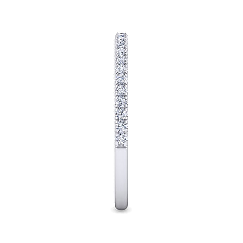 14K White Gold Diamond Matching Wedding Band