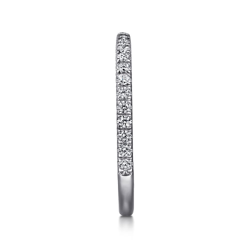 14K White Gold Diamond Matching Wedding Band