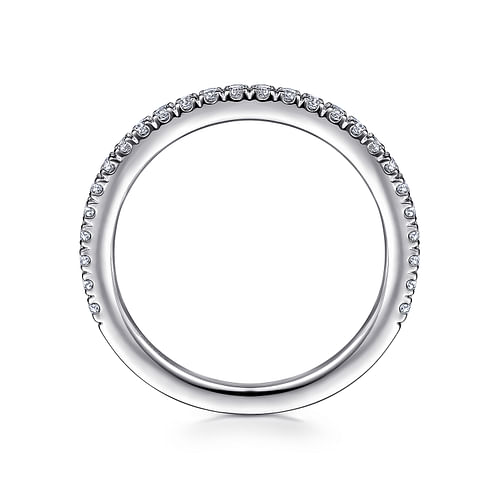 14K White Gold Diamond Matching Wedding Band