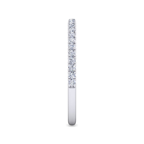 14K White Gold Diamond Matching Wedding Band
