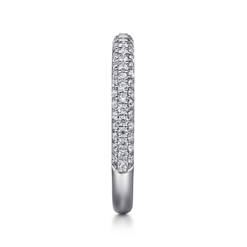14K White Gold Diamond Matching Wedding Band