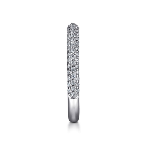14K White Gold Diamond Matching Wedding Band