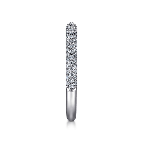 14K White Gold Diamond Matching Wedding Band