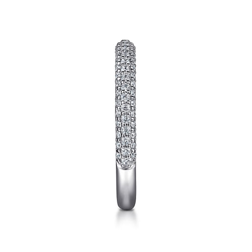 14K White Gold Diamond Matching Wedding Band