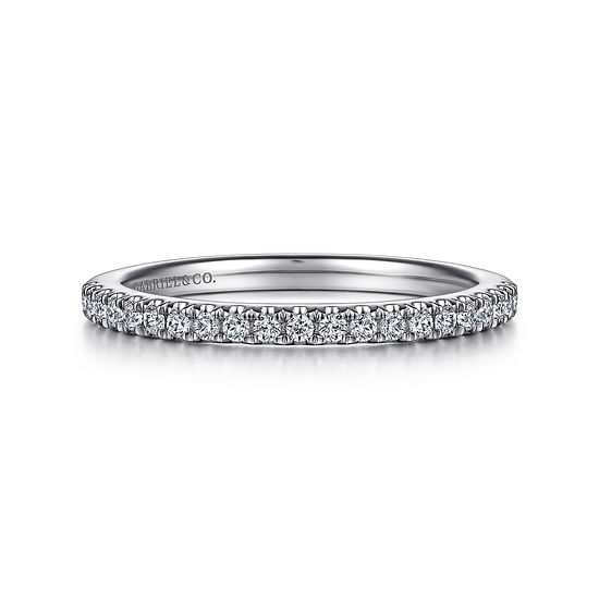 Gabriel - 14K White Gold Diamond Matching Wedding Band