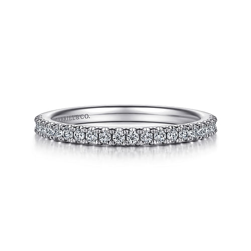 14K White Gold Diamond Matching Wedding Band