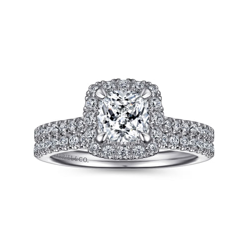 14K White Gold Diamond Matching Wedding Band
