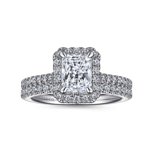 14K White Gold Diamond Matching Wedding Band