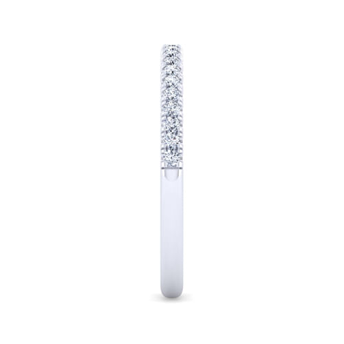14K White Gold Diamond Matching Wedding Band