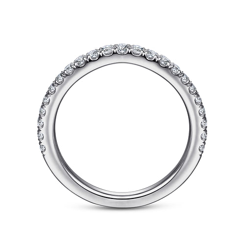 14K White Gold Diamond Matching Wedding Band