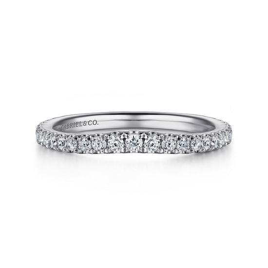 Gabriel - 14K White Gold Diamond Matching Wedding Band