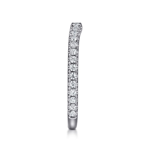 14K White Gold Diamond Matching Wedding Band