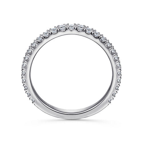 14K White Gold Diamond Matching Wedding Band