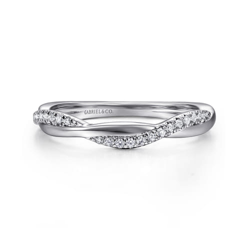 14K White Gold Diamond Matching Wedding Band 14K White Gold Diamond Matching Wedding Band