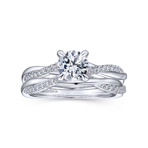 14K White Gold Diamond Matching Wedding Band 14K White Gold Diamond Matching Wedding Band