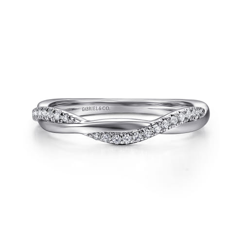 14K White Gold Diamond Matching Wedding Band 14K White Gold Diamond Matching Wedding Band