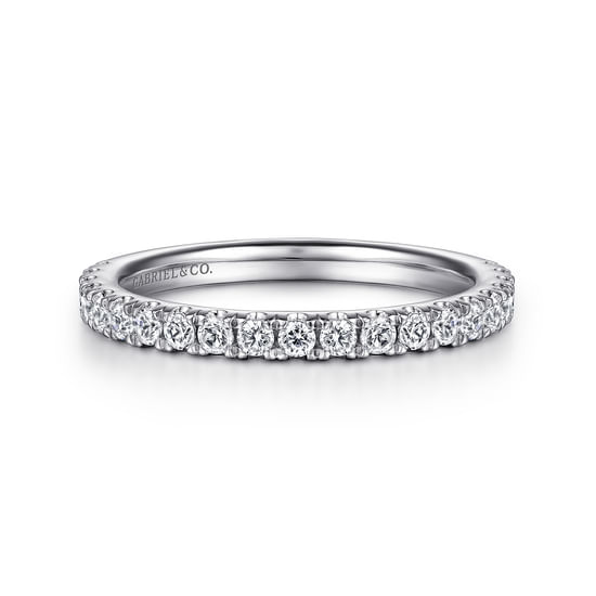 Gabriel - 14K White Gold Diamond Matching Wedding Band