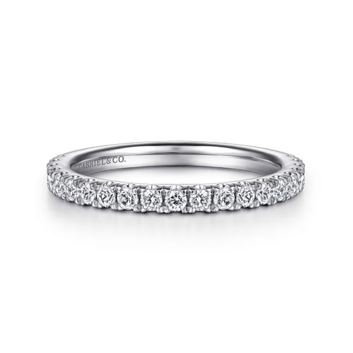 14K White Gold Diamond Matching Wedding Band 14K White Gold Diamond Matching Wedding Band