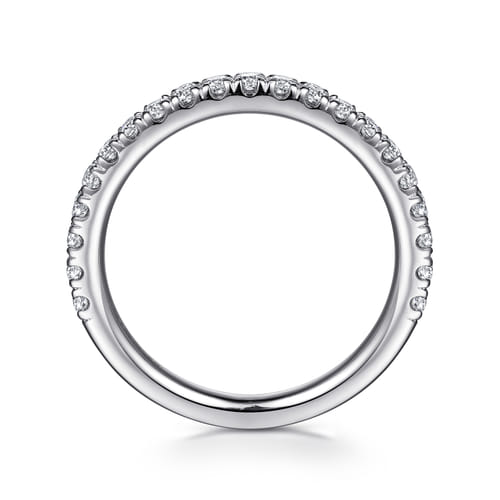 14K White Gold Diamond Matching Wedding Band 14K White Gold Diamond Matching Wedding Band