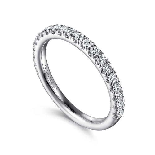 14K White Gold Diamond Matching Wedding Band 14K White Gold Diamond Matching Wedding Band