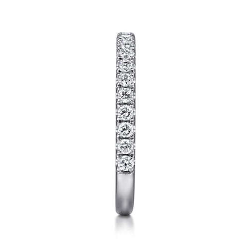 14K White Gold Diamond Matching Wedding Band 14K White Gold Diamond Matching Wedding Band