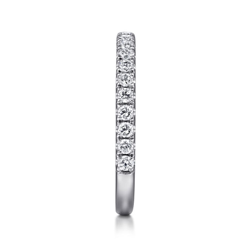 14K White Gold Diamond Matching Wedding Band
