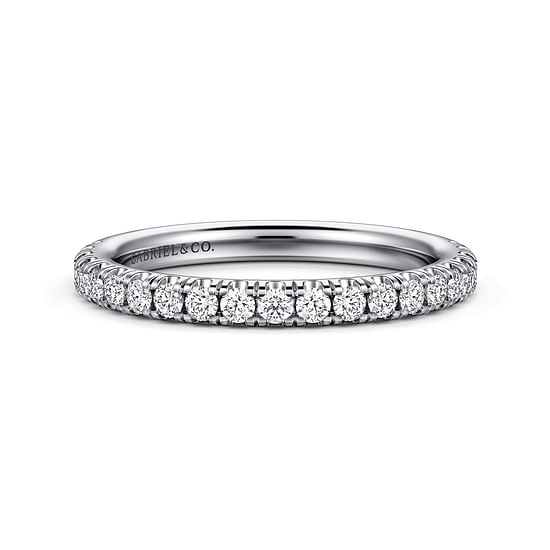 Gabriel - 14K White Gold Diamond Matching Wedding Band