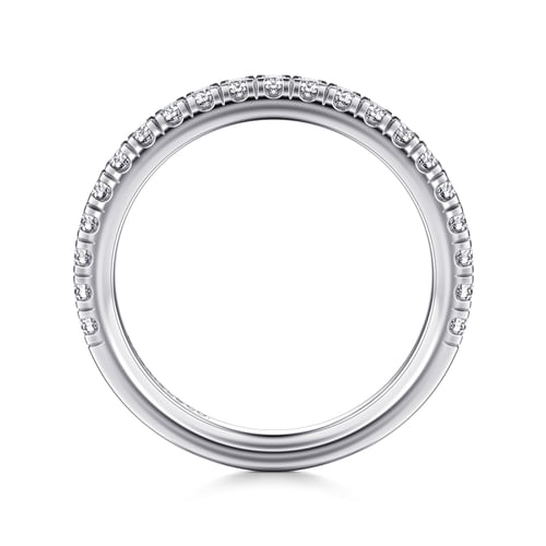 14K White Gold Diamond Matching Wedding Band