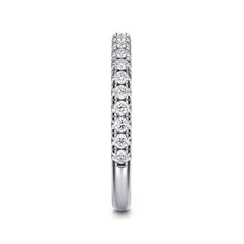 14K White Gold Diamond Matching Wedding Band
