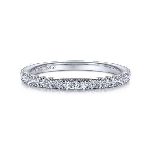 14K White Gold Diamond Matching Wedding Band