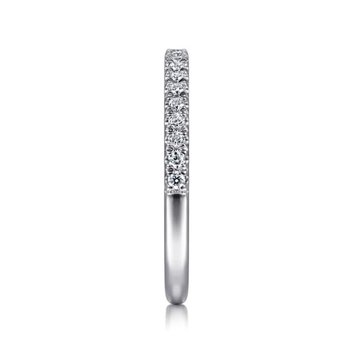 14K White Gold Diamond Matching Wedding Band