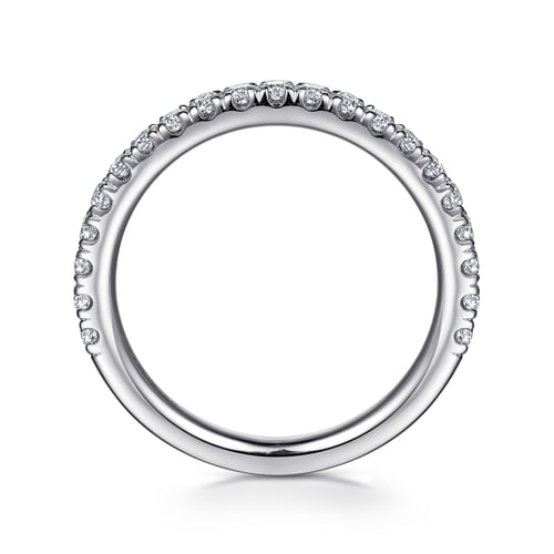 14K White Gold Diamond Matching Wedding Band