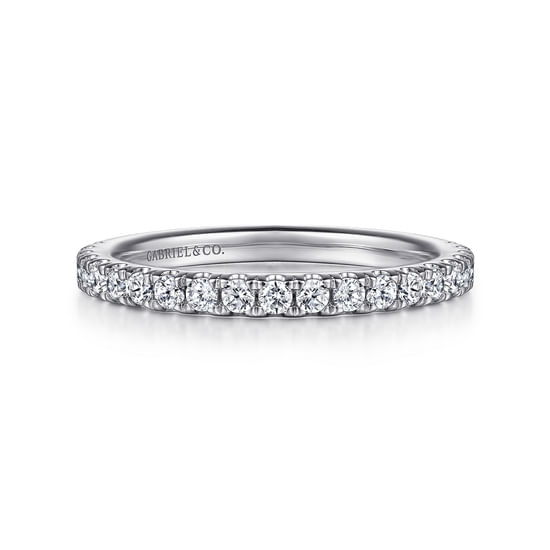 Gabriel - 14K White Gold Diamond Matching Wedding Band