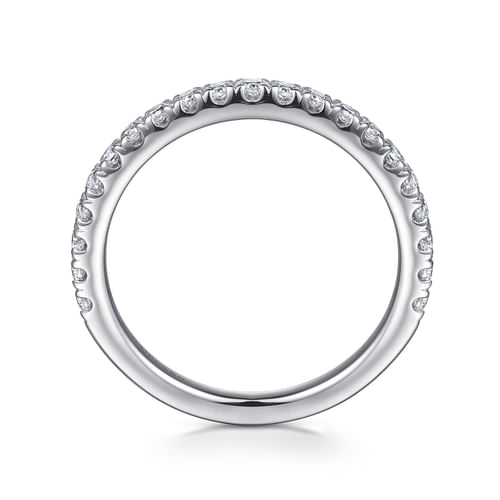 14K White Gold Diamond Matching Wedding Band