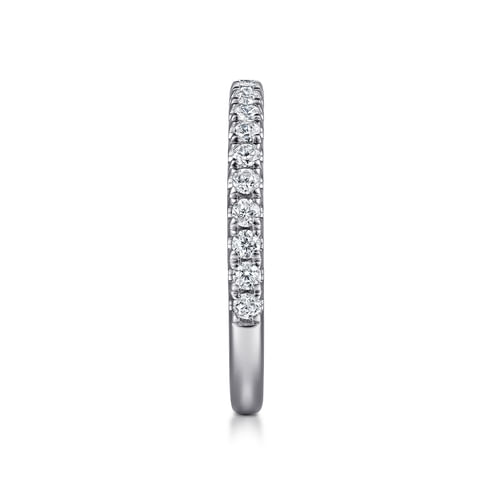 14K White Gold Diamond Matching Wedding Band