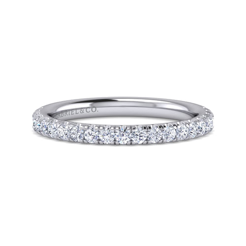14K White Gold Diamond Matching Wedding Band