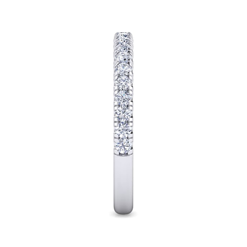 14K White Gold Diamond Matching Wedding Band