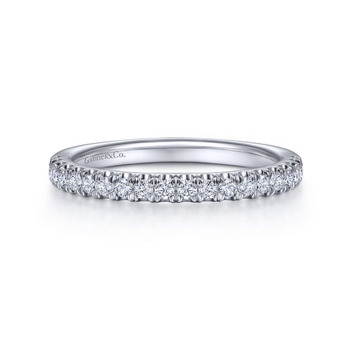 14K White Gold Diamond Matching Wedding Band