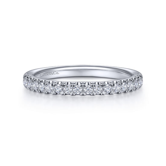 Gabriel - 14K White Gold Diamond Matching Wedding Band
