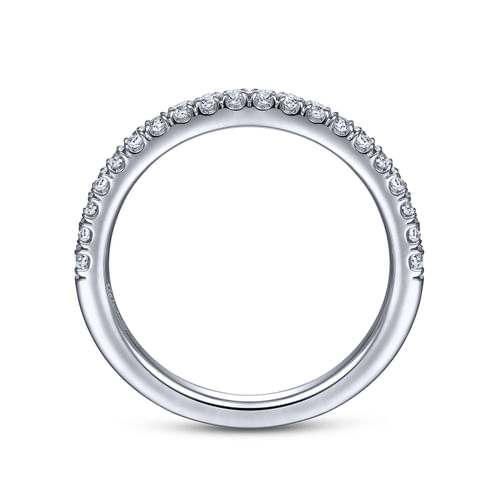 14K White Gold Diamond Matching Wedding Band