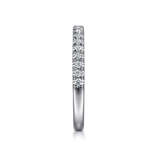 14K White Gold Diamond Matching Wedding Band