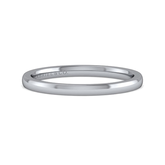 Gabriel - 14K White Gold Diamond Matching Wedding Band