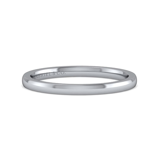 Gabriel - 14K White Gold Diamond Matching Wedding Band