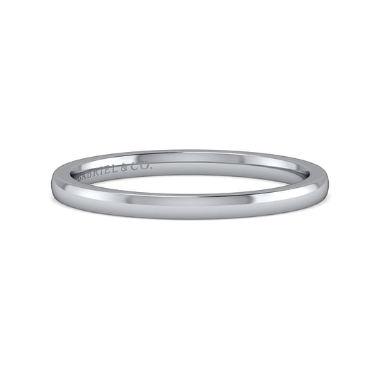 Gabriel - 14K White Gold Diamond Matching Wedding Band