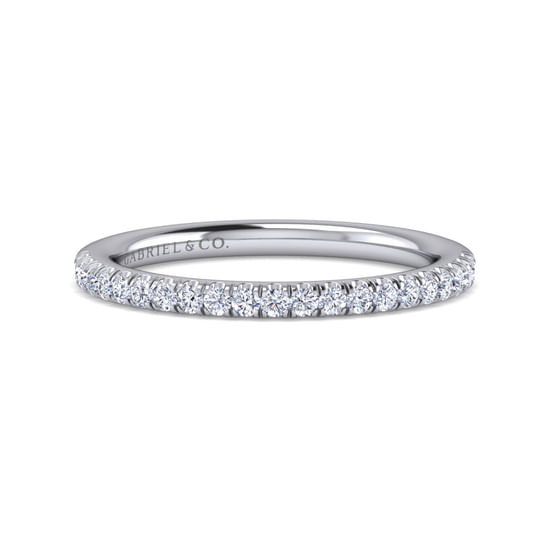 Gabriel - 14K White Gold Diamond Matching Wedding Band