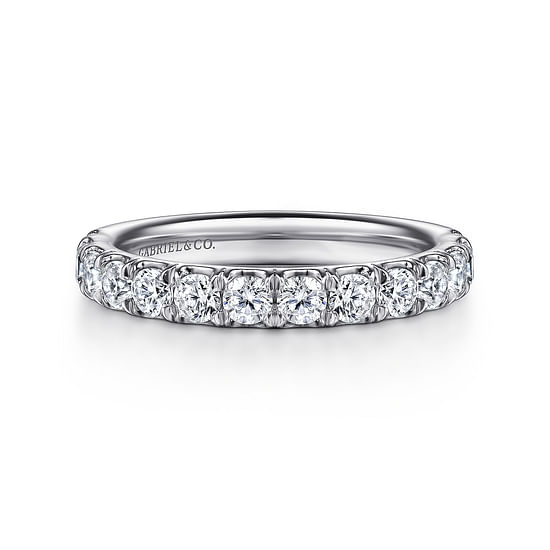 Gabriel - 14K White Gold Diamond Matching Wedding Band