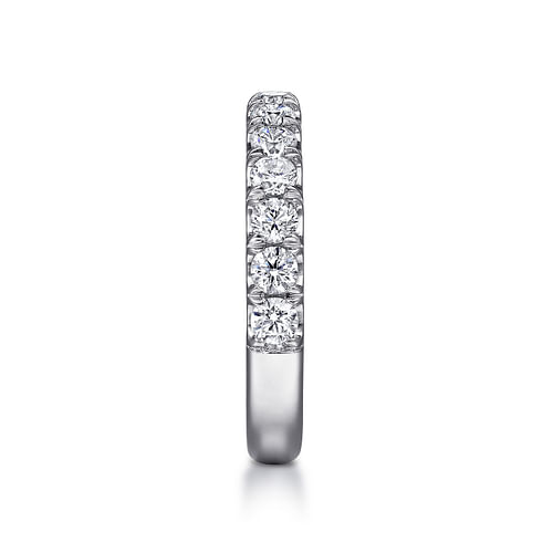 14K White Gold Diamond Matching Wedding Band